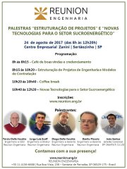 Novas tecnologias e estruturação de projetos de Engenharia e Modelos de Contratação serão temas abordados em palestras na Fenasucro